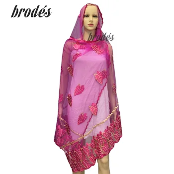 

Muslim new scarf wrapped head type cap on extended multicolor outdoor scarf cloak Ms embroidered scarf