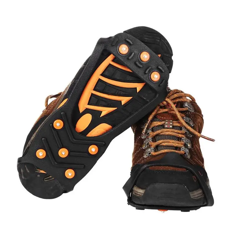 Прочные скалолазание, противоскользящие туфли, легко упаковывается, не легко отваливается, 8 заклепок, снегоступы, шипы, зажимы
