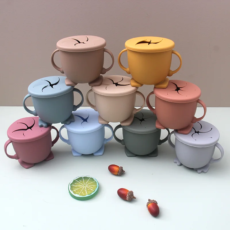 Silicone Snack Cup Silicone Bottle Toddler Snack Catcher Food Grade