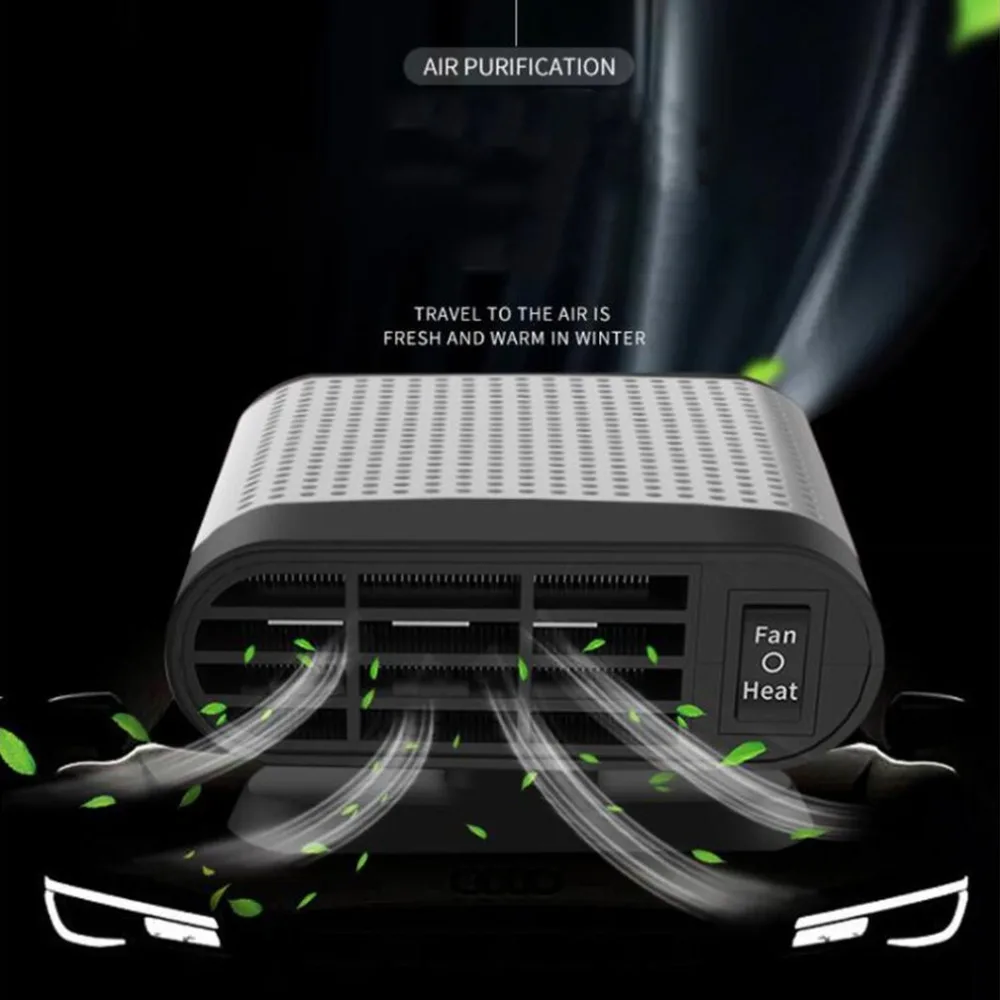Обогревателя автомобиля 12 V/24 V высокое Мощность лобовое стекло автомобиля нагреватель быстрый нагрев вентилятор обогреватель для легкой уборки снега