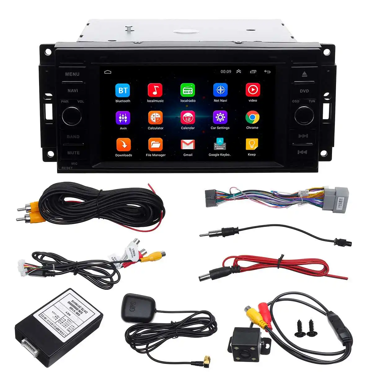 Discount 6.2" Touch Screen bluetooth wince 6.0 Car DVD Player GPS Stereo Radio with 8GB TF Card For Jeep Grand Cherokee/Chrysler/Dodge 5