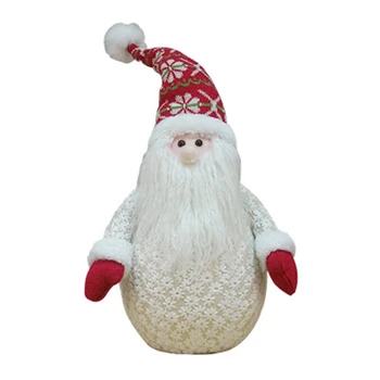 

Christmas Old Man Head Santa Claus Doll Creative Scene Layout Props Decorations