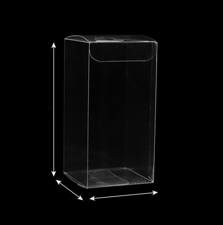 12cm 10cm 9cm 8/7/6cm Large Clear Pvc Box Transparent Gift Box Square