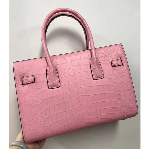 Luxury Famous Brand Exotic Crocodile Leather Ladies Designers Handbags  Chain Shoulder Bag For Women - AliExpress