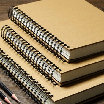 

Bergino Sketch Book 8K hand-painted painting book A4 blank art book thickened oct80 adult color lead paper sketch book 16K pict