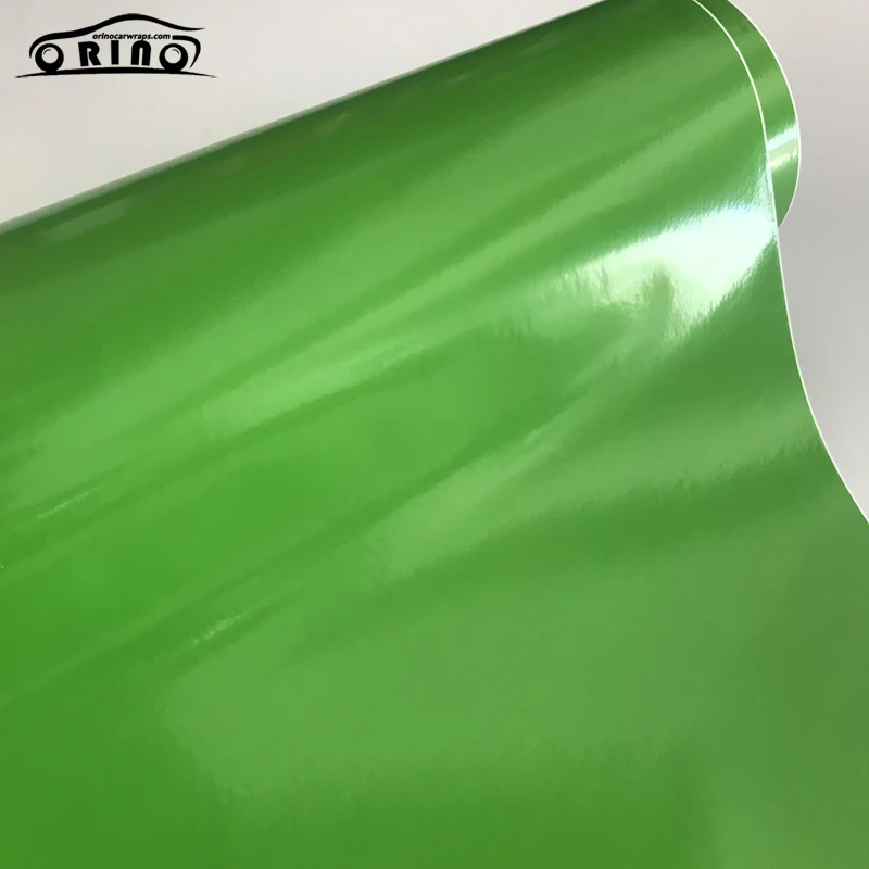 Apple Green Gloss Vinyl Wrap Sticker-1