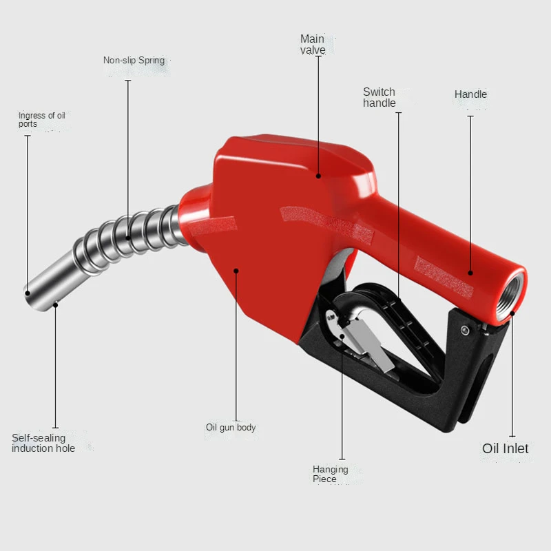 Gas Pump Premium Automatic Delivery Nozzles Nozzles Hoses Fuel