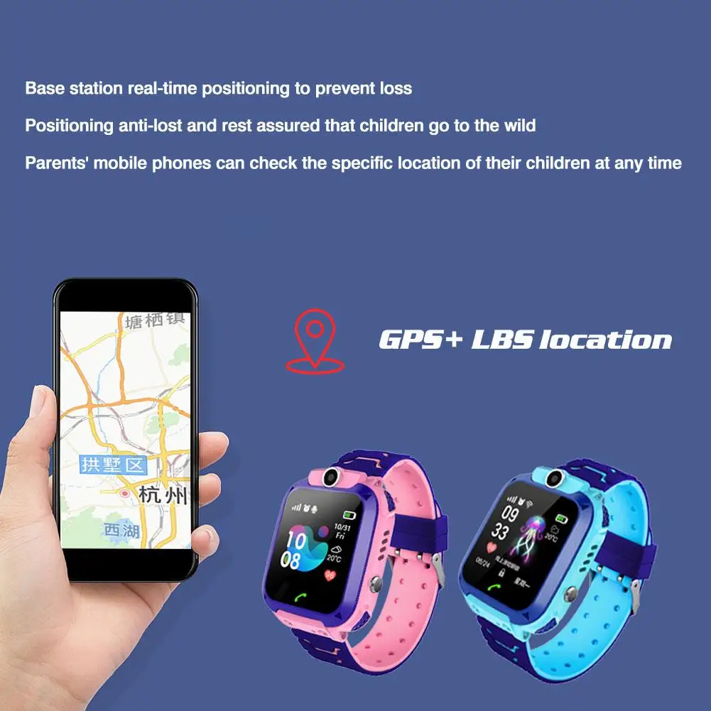 Children's 4G Smart Phone Watch Touch Screen Student Smart Watch Waterproof Positioning Light Watch Multifunction