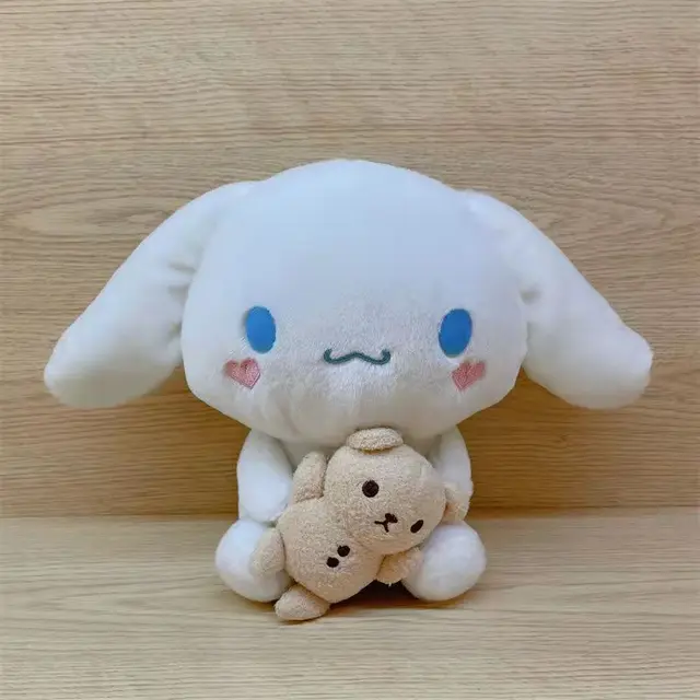 Stuffed Animal Cinnamo Dog Plush Toy Anime Kawaii Plush Soft Black Friday Doll for Boys Girls Birthday Christmas Gift white 22cm