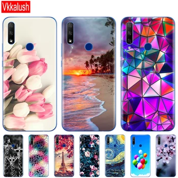 Перейти на Алиэкспресс и купить Для Honor 9X Global Case Honor 9X Премиум чехол Силиконовый ТПУ мягкий чехол для задней панели телефона для Huawei Honor 9X Премиум STK-LX1 бампер