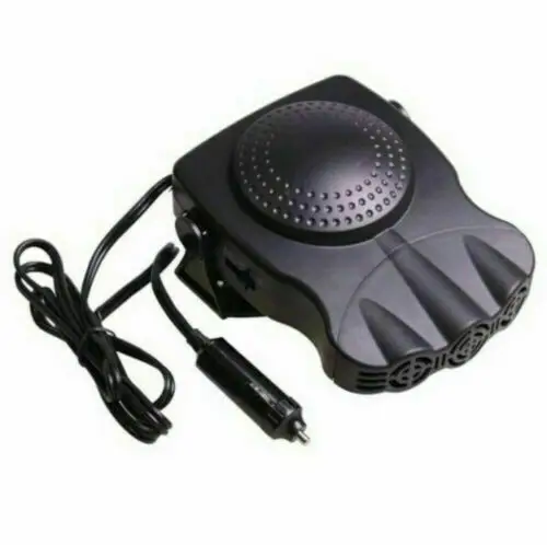 12V 150W Авто Портативный Керамика обогреватель радиатор Сушилка Вентилятор Demister - Название цвета: Черный