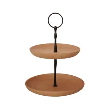

Dessert Cake Trays Multifunctional Wooden Fruit Dishes Cake Stand Candy Trays Storage Tray Display Stand Home Party Cake Tray