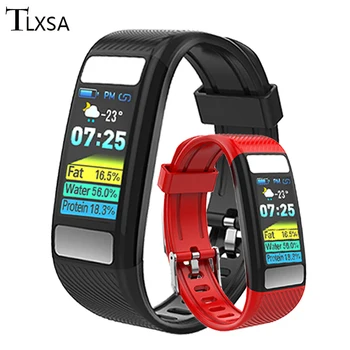 

Smart Bracelet Body Fat Detection Fitness Tracker Multiple Sport Modes Smart Band Call Alert IP67 Waterproof pulsera inteligente