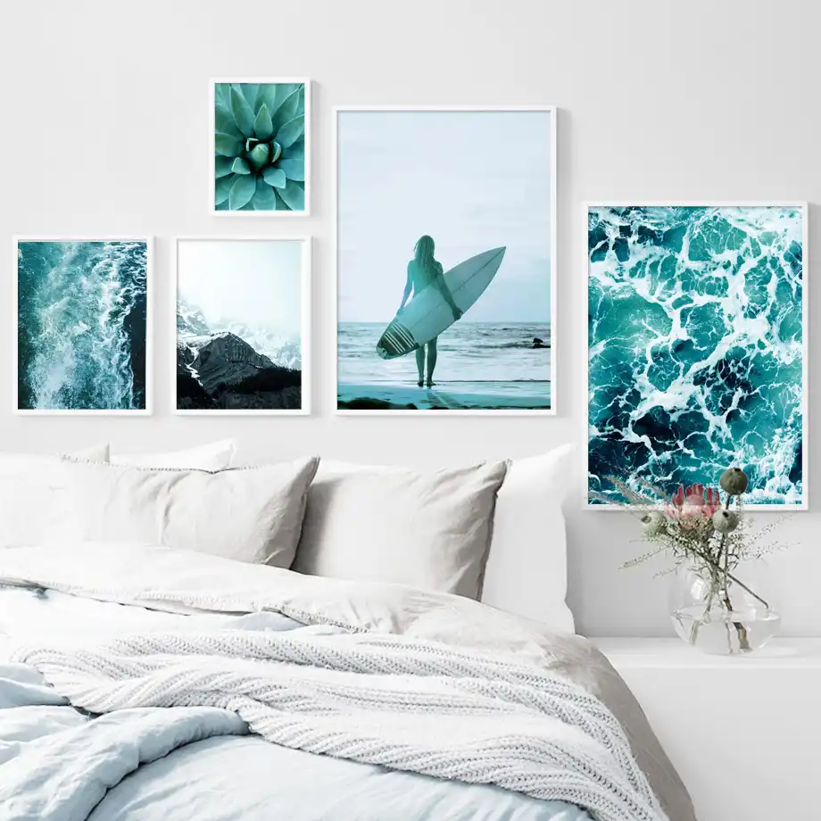 Surfer girl room decor Clearance