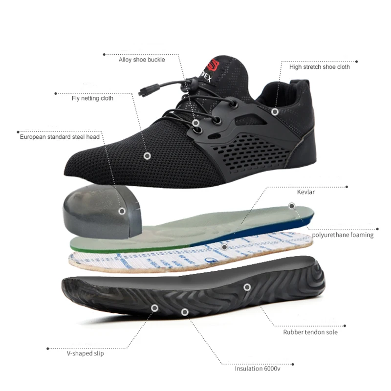 Tanie NASONBERG męska zimowa stalowa nasadka na palec obuwie ochronne mężczyźni Outdoor antypoślizgowe stalowe lekkie obuwie robocze odporne na przebicie męskie buty