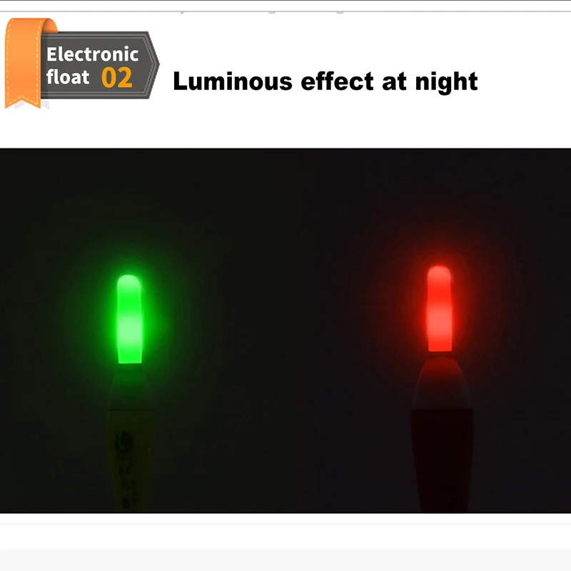 2 шт. светодиодный светящийся поплавок для рыбалки смелый хвостовой буй длинный