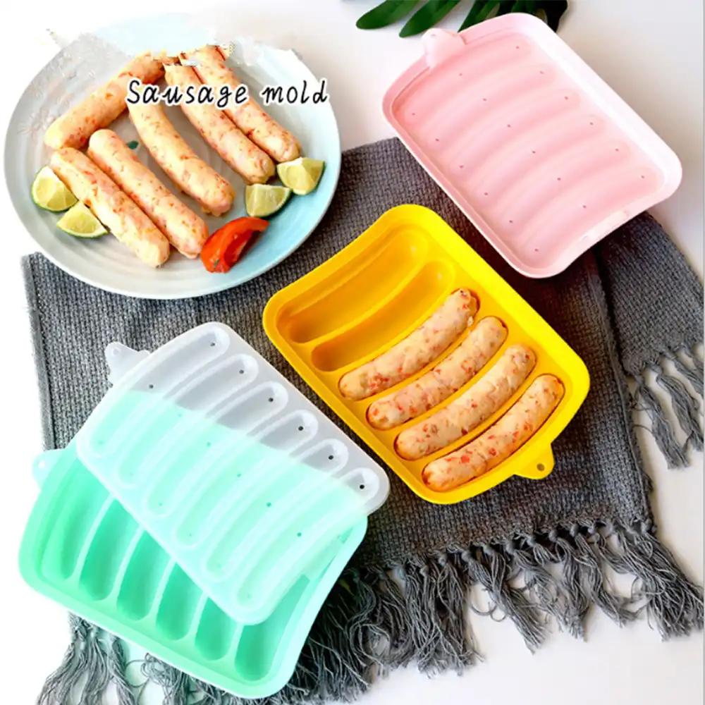 Details about  / Mold Sausage Mold Making Burger Silicone Handmade Hot Dog Accessories Kitchen
