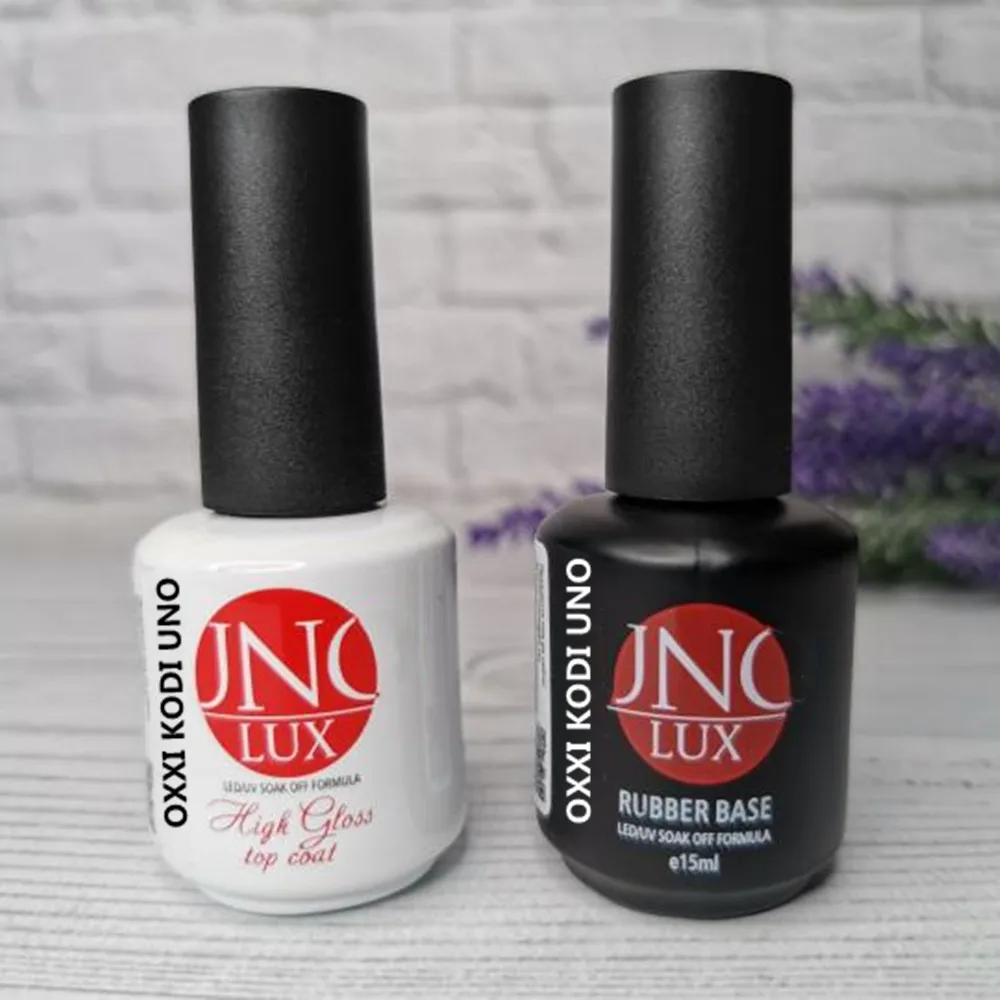 

Latest Thick Lux Rubber Base Gel Varnish 15ML Soak off UV Hybrid High Gloss Top Nail Base Coat Varnishes Gel