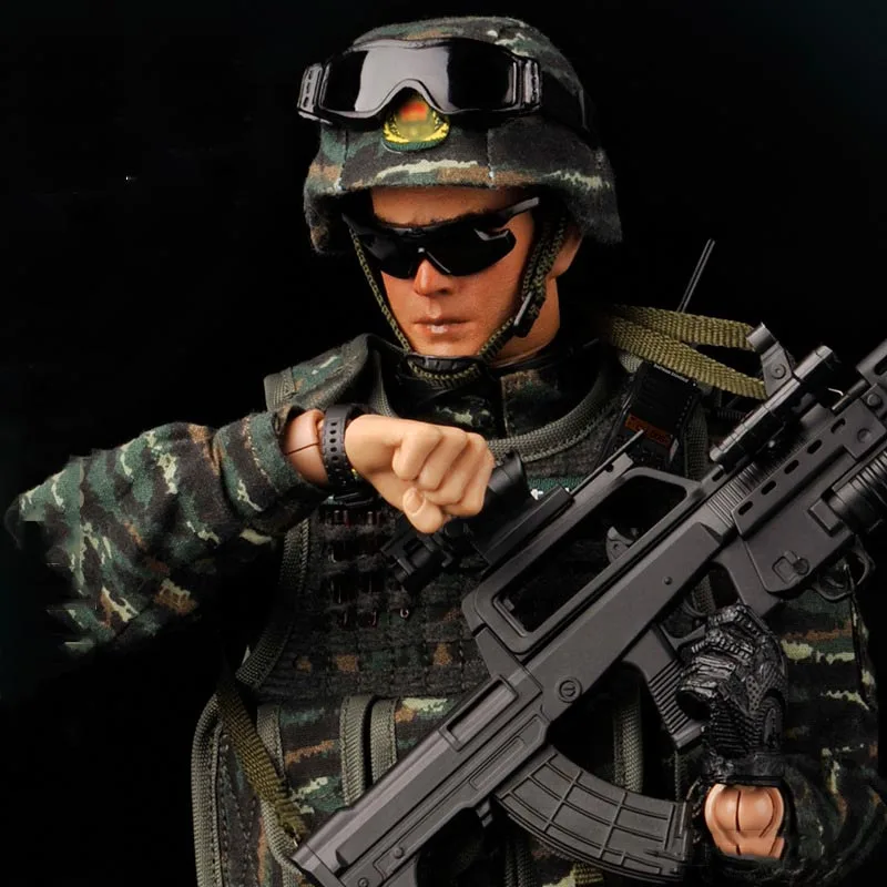 1/6 солдатская модель KADHOBBY Миссия мира китайский полицейский Солдат модель шарнирного подвижного мультиоружейного набора аксессуаров модель игрушки