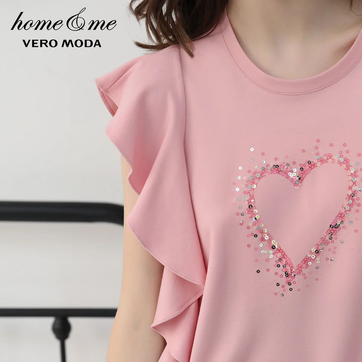 Vero Moda Новое Вечернее платье с блестками и оборками домашняя одежда | 319261510