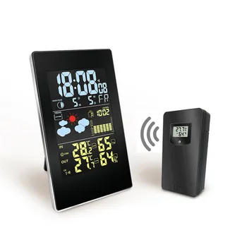 

Digital Display Thermometer Humidity Clock Colorful LCD Alarm Calendar Weather декор для дома лофт будильник reloj de pared