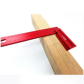 

Aluminum Alloy Engineers Square Set Wood Measuring Right Angle Ruler 90 Degrees L Shape Measurement Instruments Tool