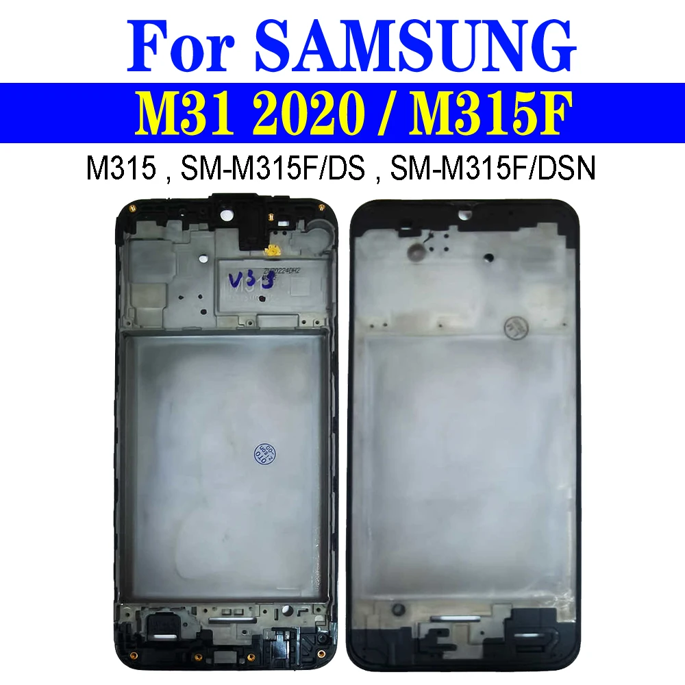 Telaio Centrale M31 Per Samsung Galaxy M31 M315 M315F Cornice Del Telefono Sm-M315F/Ds Sm-M315F/Dsn Custodia Di Ricambio Copertura Anteriore