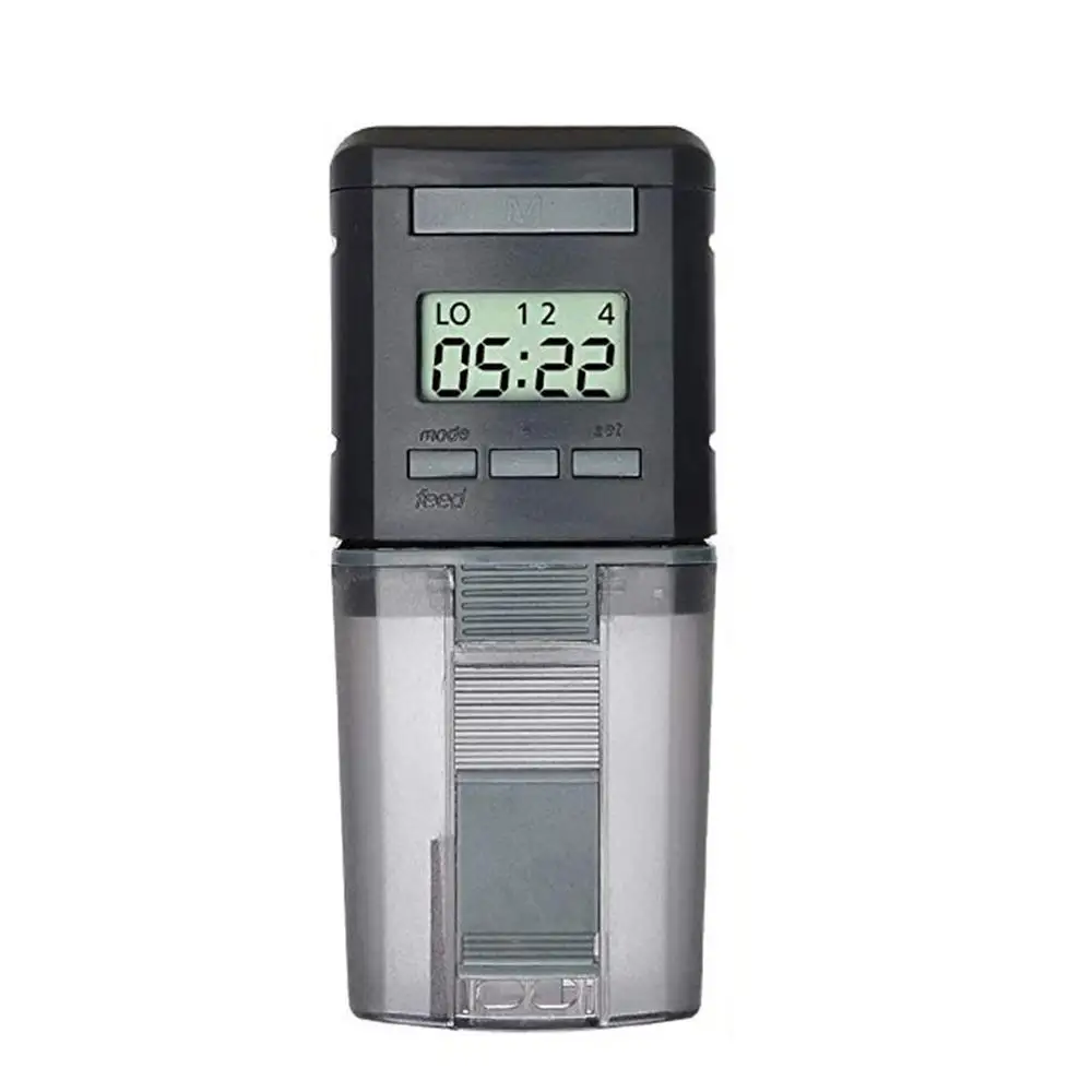 Fish Feeder Unit Automatic Feeding Unit 20032005 Fish Automatic Feeder Af2009d Electronic 3 kinds of battery - Цвет: Белый