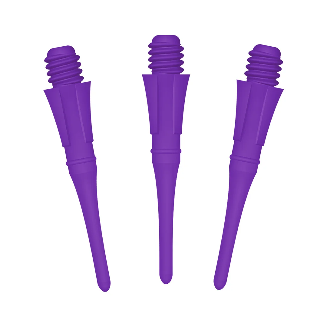 100 Pointes De Fléchettes Souples (soft Tips) - Filetage 2BA, 8 Couleurs Mélangées - Pour Soft Darts, Remplacement Facile - Plastique Haute Qualité - 4