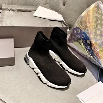 

Soft Casual Women's Shoes Multi-color Sneaker For Running Adults Shoes Wearable Outdoor Anti-slip Knit Women's Socks Shoes