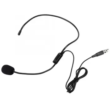 Microfono Karaoke Professionale Wireless con Connettore Mini XLR a 3 Pin TA3F, Microfono ad Archetto per Studio