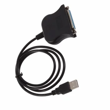 

USB 2.0 To 25 Pin DB25 Parallel Port Cable IEEE 1284 1Mbps 25pin Parallel Printer adapter Cord