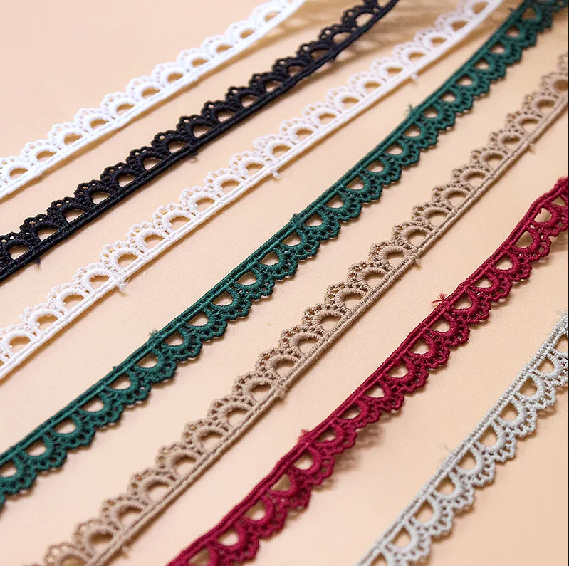 Milk Silk Lace Trim Floral Embroidered Lace Fabric Ribbon Trimming Dress Costume Supplies DIY Craft 3 Yards White Black Burgundy Lace Fabric Lace Ribbon Lace Sewing Supplies Lace Sewing Accessories Lace Garment Accessories Lace Accessories Lace Decoration