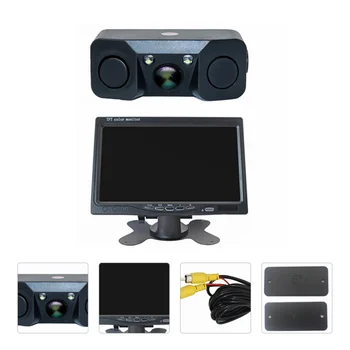 

1 Set AHD Screen Car Backup Camera Monitor Rear View Camera Headrest Monitor