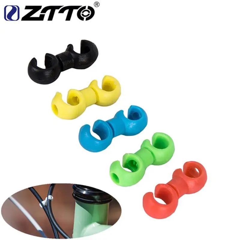 10Pcs Mountain Bike Bicycle Parts Brake Shifting Cable Housing Rotating Clip BR