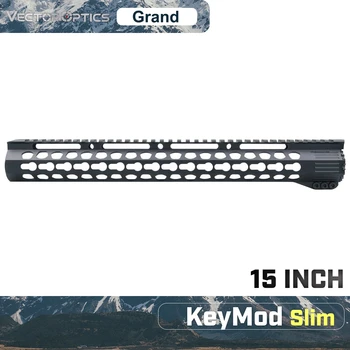 

Vector Optics Tactical 15 inch AR15 KeyMod Slim Free Float Handguard Bracket Picatinny Rail Mount Fit .223 5.56 AR-15 M4 M16