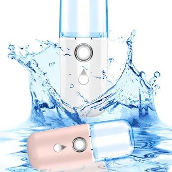 

Nano Spray Water Replenishing Device Mini Beauty Device Handheld Portable Face Steaming Humidifier Convenient