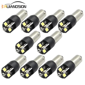 

AC/DC 6V Ba9s 3030 SMD 8 LED 160Lm Car LED bulbs T4W BAX9S H6W BAY9S Wedge Marker interior Reverse Interior White Yellow Lamp