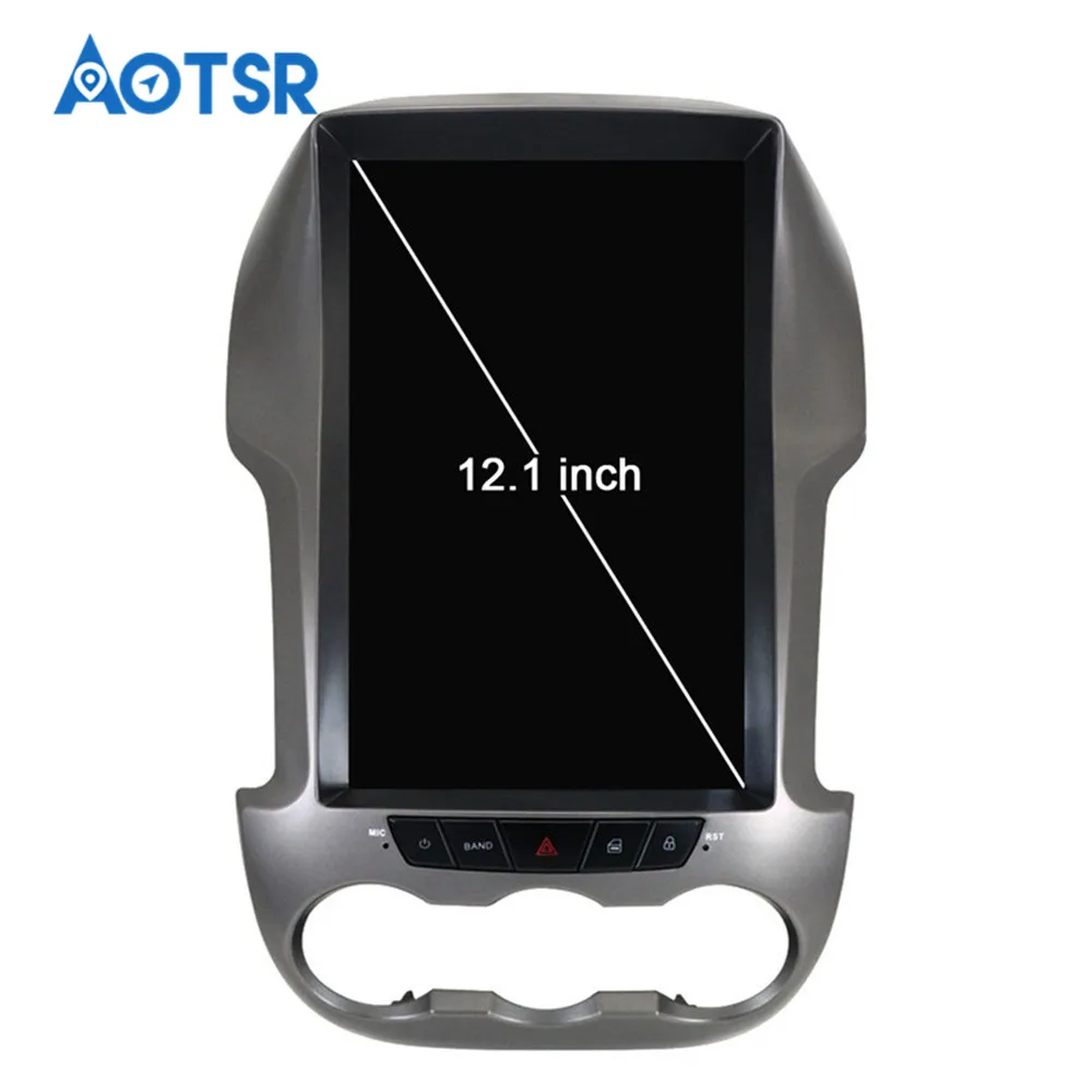 Discount Tesla Style Screen Newest Android 8.1 RAM 4G ROM 64GB Car DVD Player GPS Navi car Radio Screen For Ford Ranger 2011-2016 unit 2