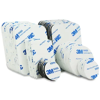 

10-100pcs Strong Pad Mounting Tape Double Sided Adhesive Acrylic Foam Tape Two Sides Mounting Sticky Tape Black Multiple size