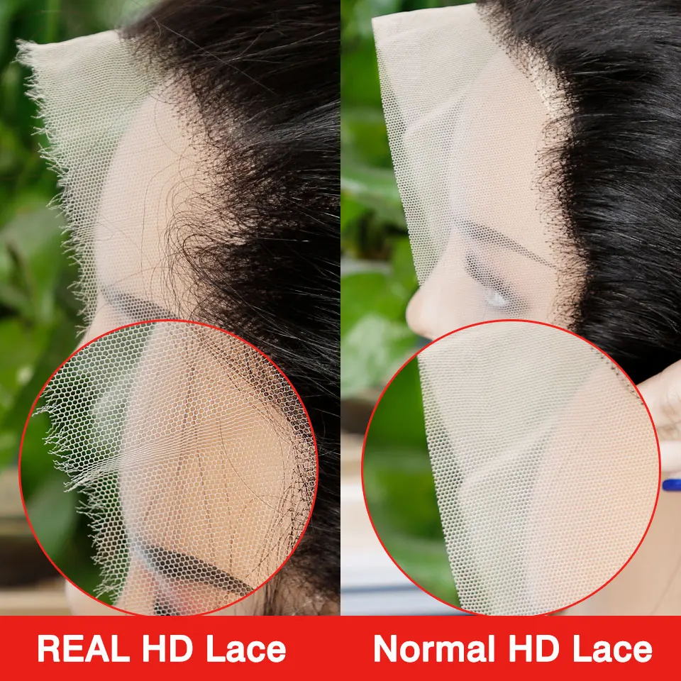 BAISI 브라질 보이지 않는 13x4 HD 레이스 정면 폐쇄 스트레이트 HD 투명 스위스 레이스 정면 바디 웨이브 인간의 머리 정면