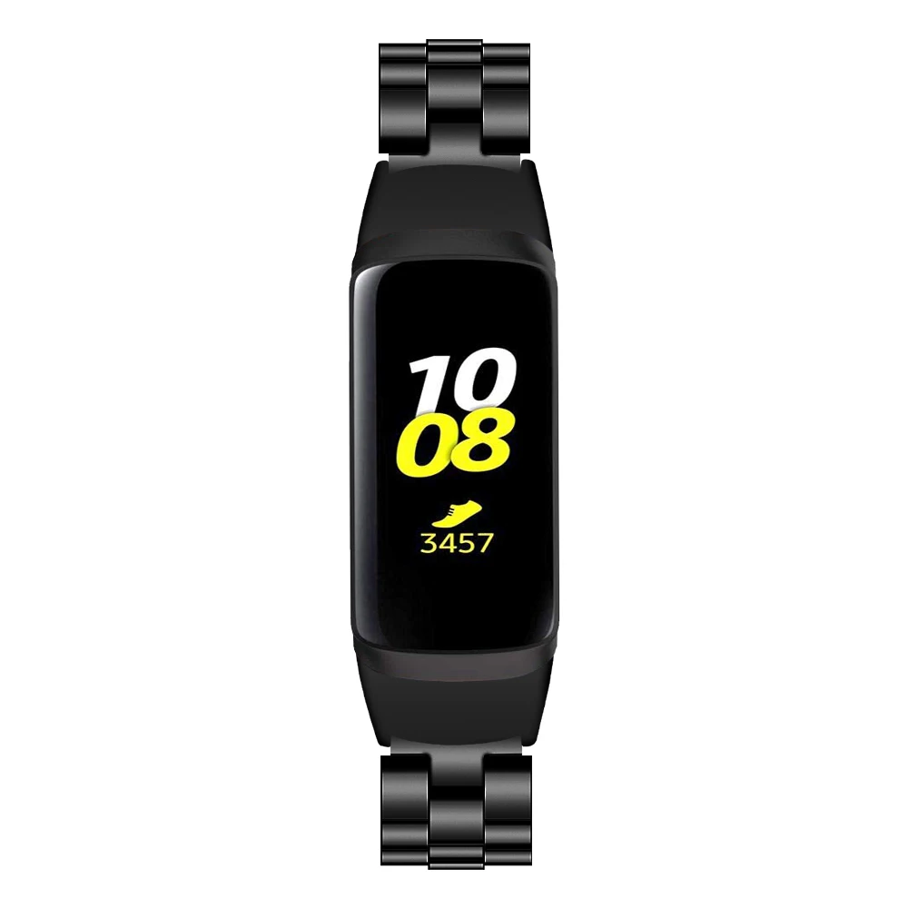 Для samsung Galaxy Fit SM-R370 ремешок из нержавеющей стали браслет сменный браслет наручных часов металлический браслет с инструмент разборки