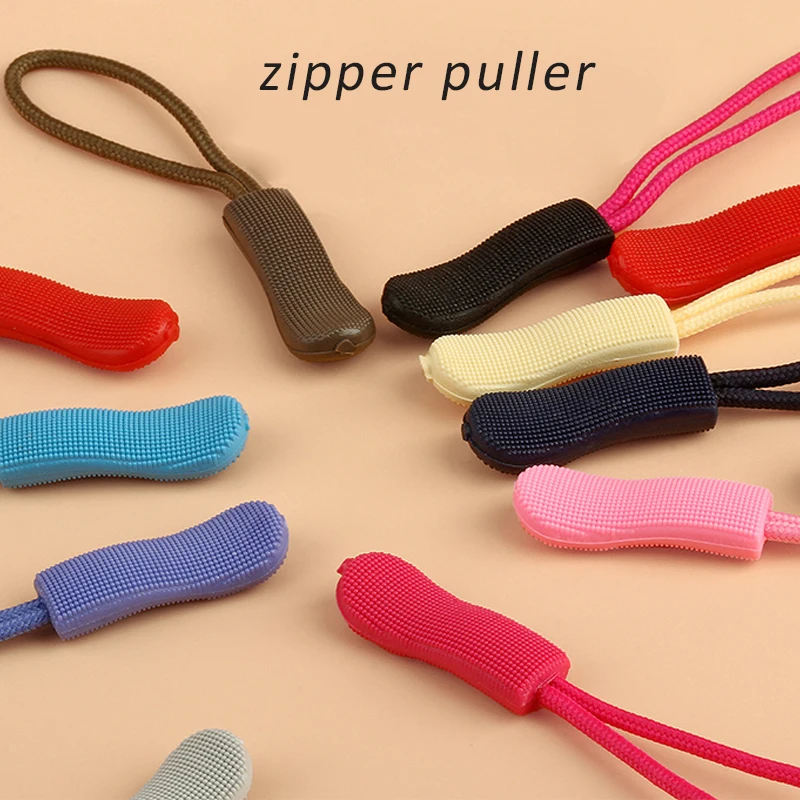 Resin Zippers Sliders Accessiories Resin Zipper Pull Puller Cord 5