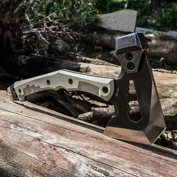 HX OUTDOORS Mercenarys Full Tang Camping Survival Touris Axe Hatchet Tactical  Multifunctional Hunting Tools Tomahawk Hammer 6