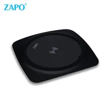 ZAPO W5 Qi стандартное беспроводное быстрое зарядное устройство универсальное тонкое зарядное устройство для телефона настольное зарядное устройство