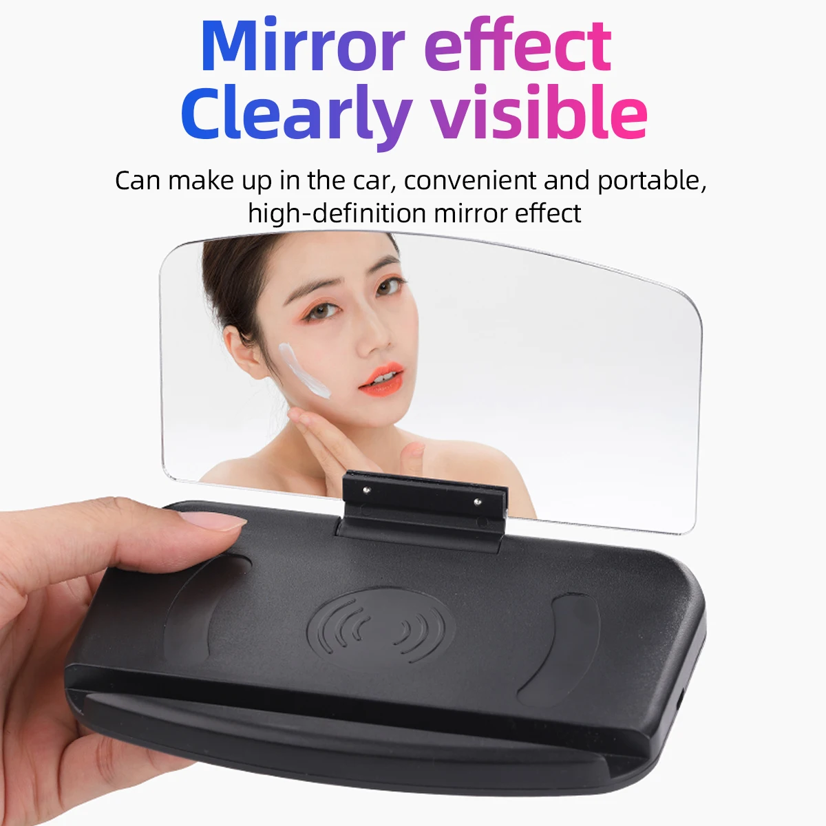 phone stand holder ANKNDO HUD Display Car Navigation Head-Up Projector Mobile Phone Holder Qi Wireless Charger Car Bracket Screen Reflection Stand cell phone stand