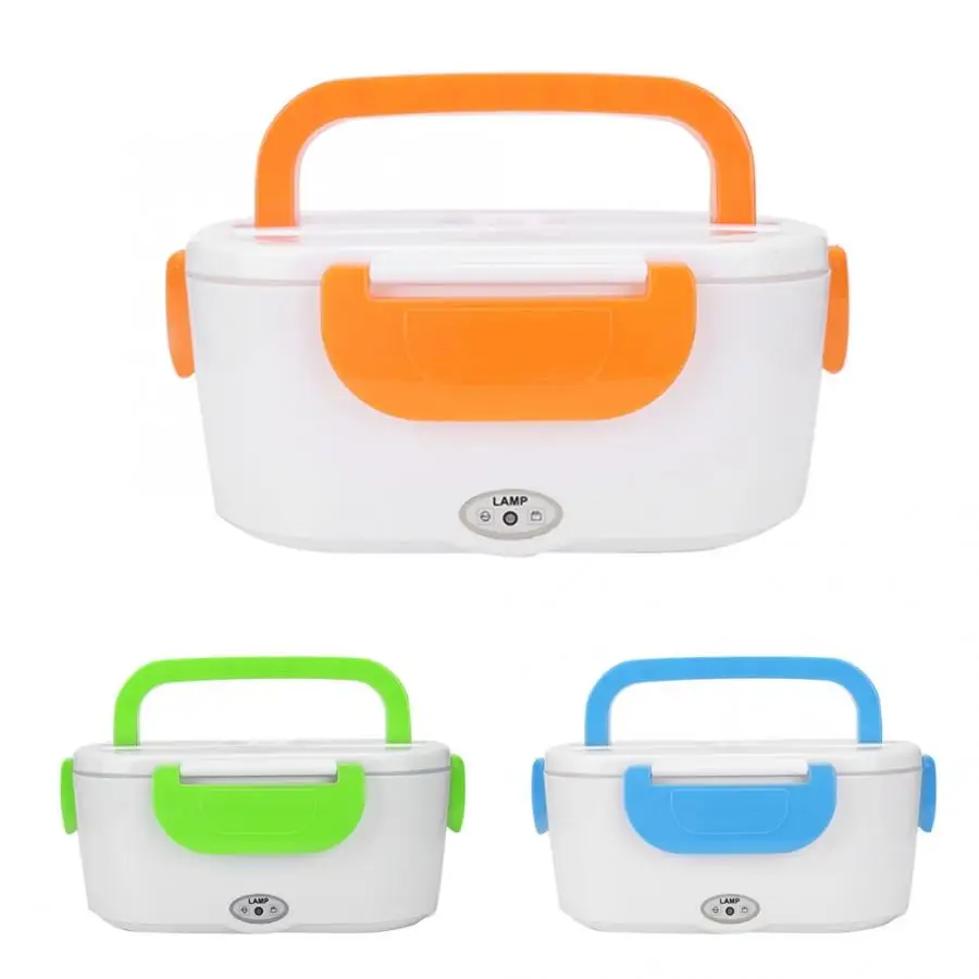 Electric12V Lunch Box Food Warmer Heater Container Portable Heating Hot Meal Car 