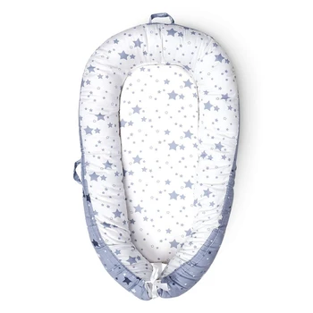 

Baby Lounger, Portable Super Soft 100% Cotton and Breathable Newborn Lounger - Perfect for Co-Sleeping