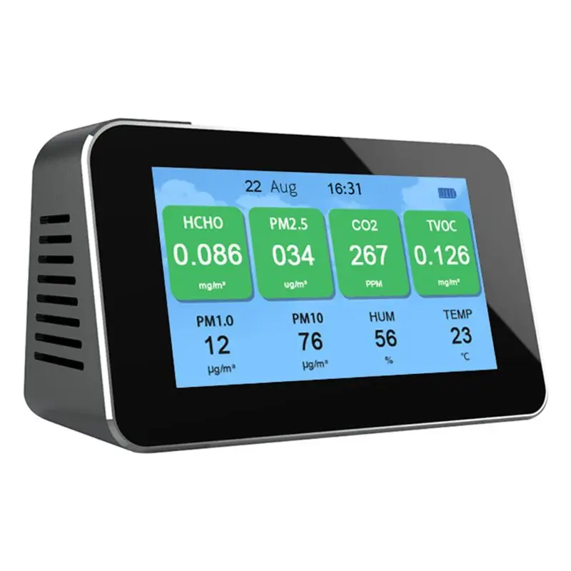 

Portable Digital LCD display Quick Sensing Air Quality Monitor Gas Pollution
