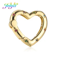 Juya New Designer Closure Accessories Supplie DIY Rainbow Gold Spring Lobster Clasps For Hanging Chains Pendant Jewelry Making
